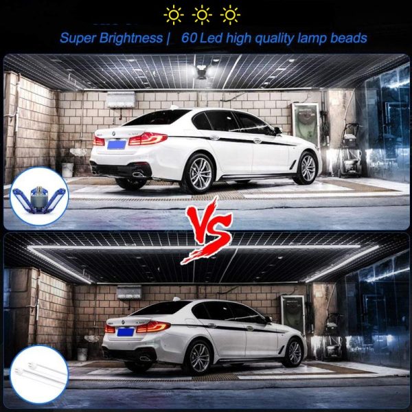 Super-Bright 360º Triple LED Garage Light