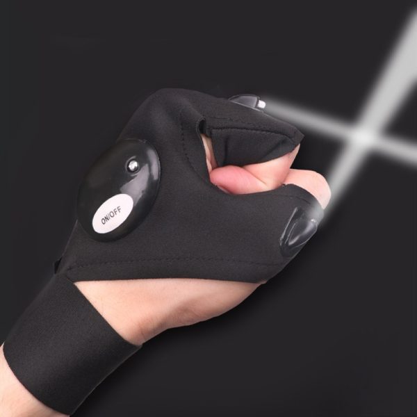 Waterproof LED Light Work Gloves