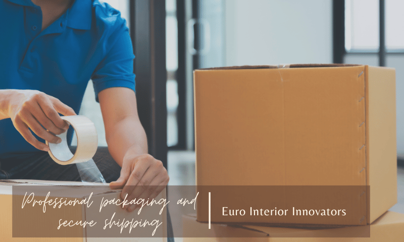 Professional packaging and secure shipping